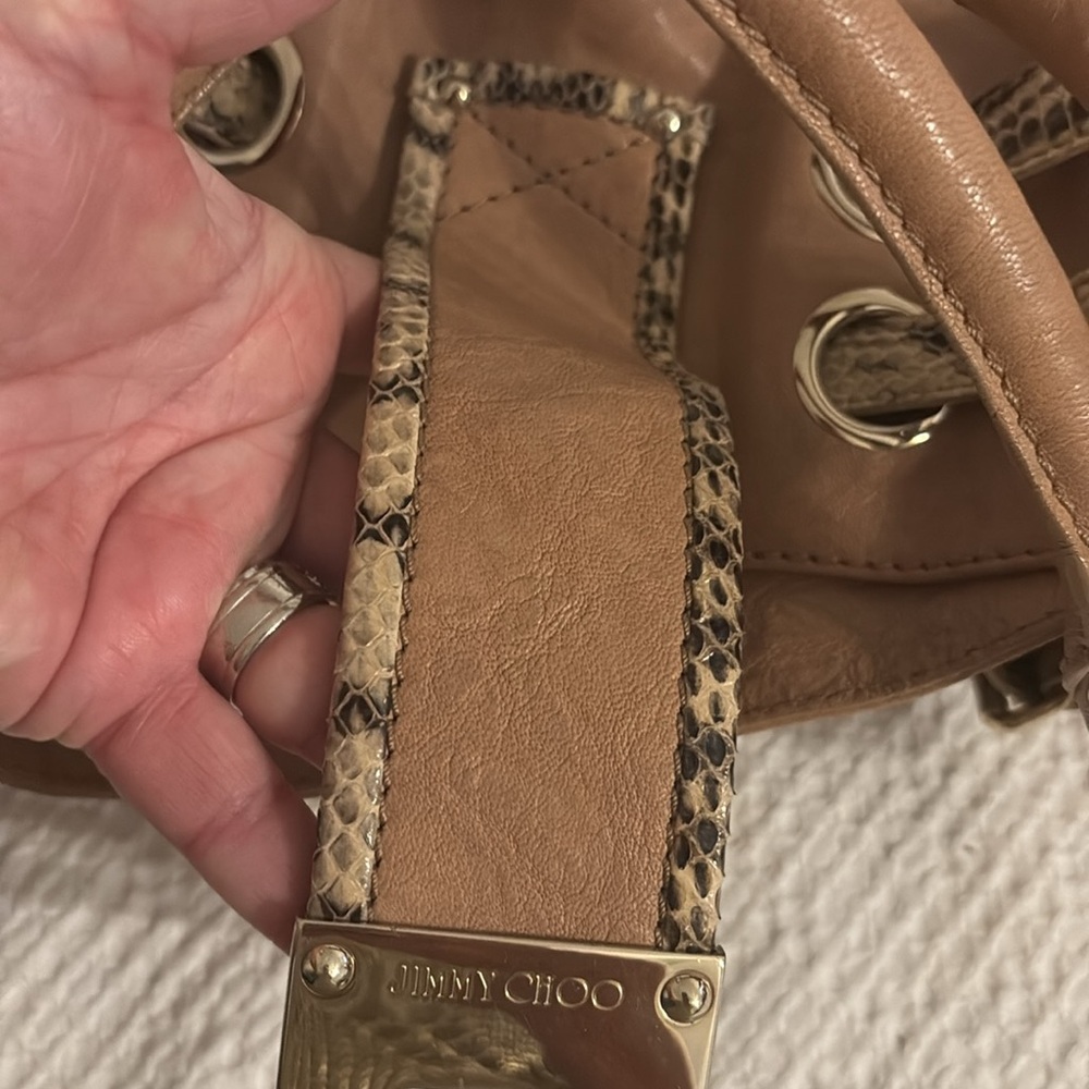Jimmy Choo Ramona brown leather purse - Picture 8 of 15